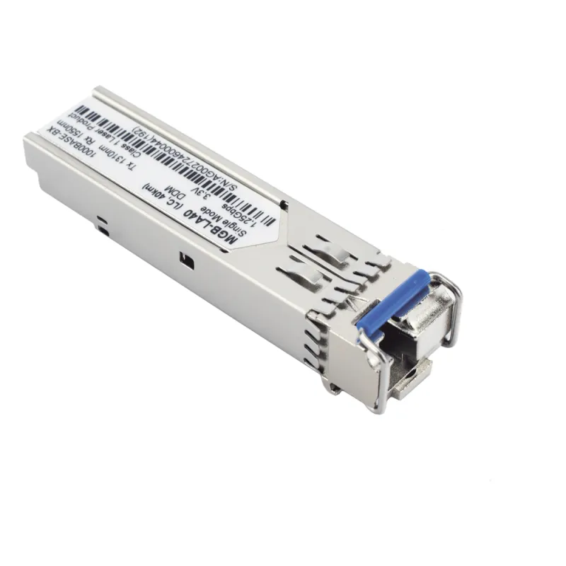 Transceptor mini-Gbic SFP 1G LC TX:1310nm RX:1550 para fibra Mono Modo 40 Km WDM, Requiere MGB-LB40