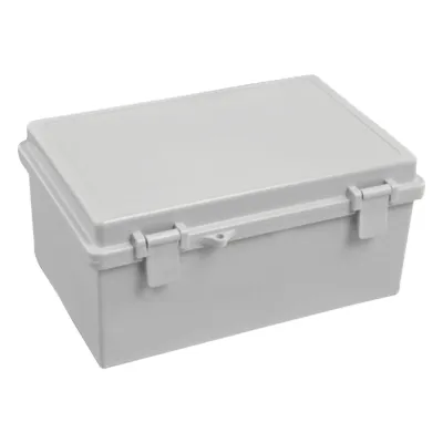 Gabinete Plástico para Exterior (IP65) de 150 x 220 x 105 mm Cierre por Broche.