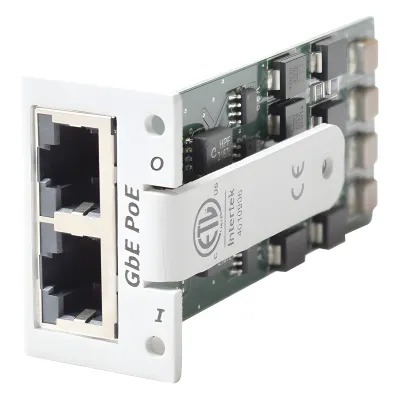 Modulo Protector PoE Individual Ethernet 10/100/1000 Mbps Para Chassis TCPXH Para Rack 19"