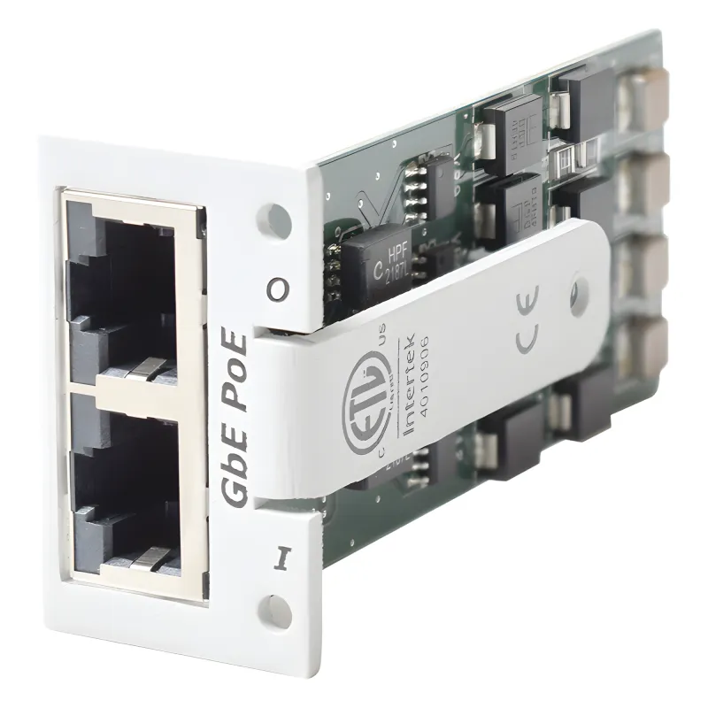 Modulo Protector PoE Individual Ethernet 10/100/1000 Mbps Para Chassis TCPXH Para Rack 19"