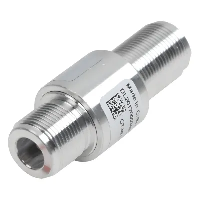 Protector Coaxial RF Tubo de Gas / DC-7 GHz / 90W / Conectores N Hembra / Bidireccional / Aluminio