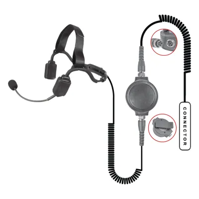 MICRÓFONO DE SOLAPA CON TUBO ACUSTICO P/ KENWOOD TK2402/ 3312/ 2360/ NX220/ NX240/ TKD-240.