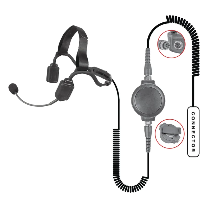 MICRÓFONO DE SOLAPA CON TUBO ACUSTICO P/ KENWOOD TK2402/ 3312/ 2360/ NX220/ NX240/ TKD-240.
