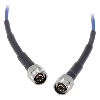 Cable Coaxial de 0.61 Metros (2 Pies), para CD-18 GHz con Conectores N Macho a N Macho.