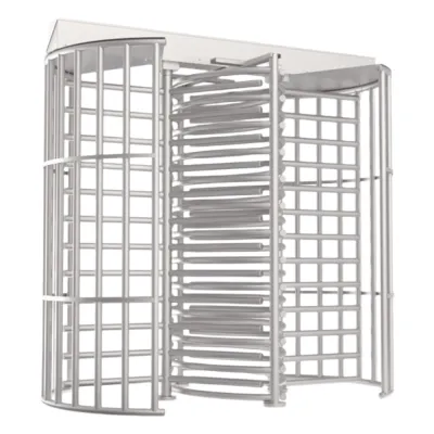 Torniquete doble de cuerpo completo, para uso en intemperie, bidireccional acabado en acero galvanizado