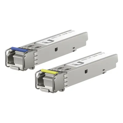 UFiber Módulo SFP, transceptor MiniGibic MonoModo 1.25 Gbps, distancia 3km, un conector LC, incluye 2 tranceptores