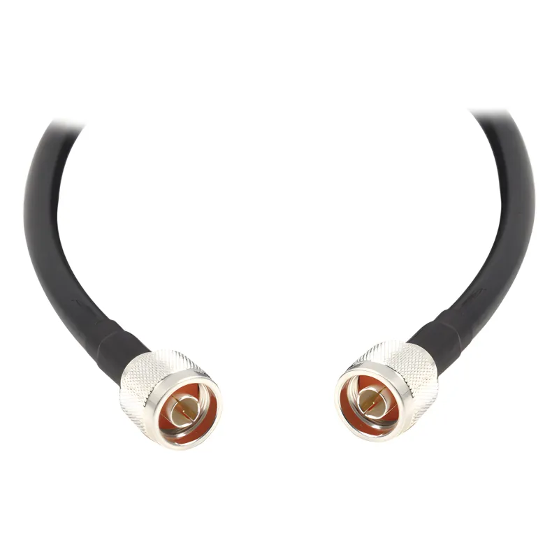 Jumper con Cable LMR400 con Conectores N Macho / N Macho de 1.5 metros.