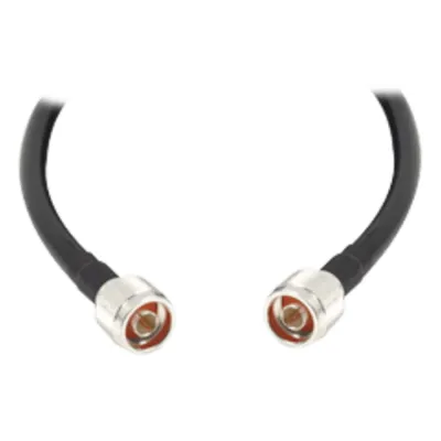 Jumper con Cable LMR400 con Conectores N Macho / N Macho de 6 Metros (19.69 Pies).