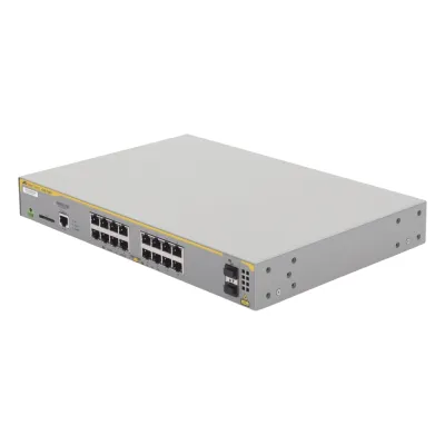 Switch Administrable Capa 3, 16 puertos 10/100/1000 Mbps + 2 puertos SFP Gigabit