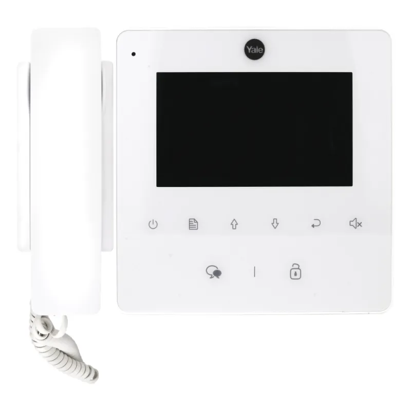 Monitor con teléfono blanco YDV4702 para tvportero 80126