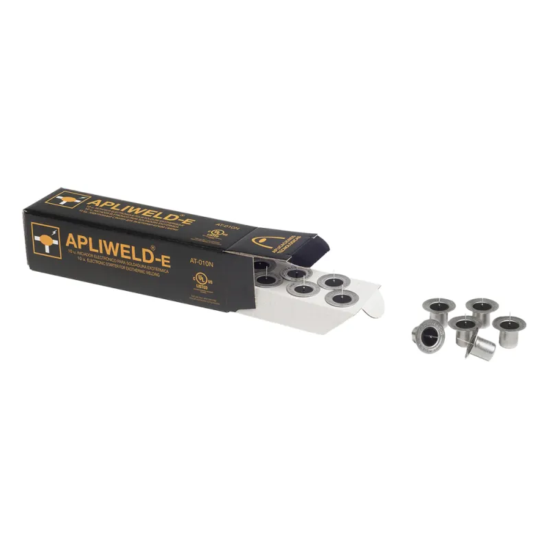 Iniciador Electrónico ApliWeld-E / 10 Unidades / Soldadura Exotérmica / Activación Segura / Sin Material Inflamable