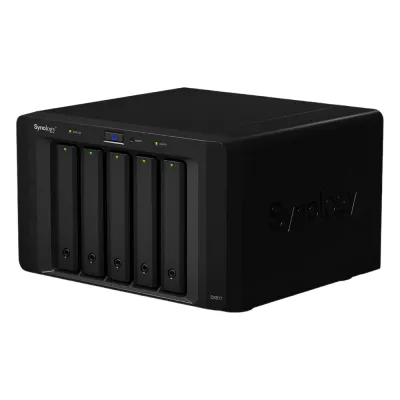 Unidad de Expansión Synology DX517 | 5 Bahías SATA HDD/SSD 3.5" y 2.5" | Puerto eSATA | Diseño Hot-Swap | Compatible con DS1517+ y DS1817+.