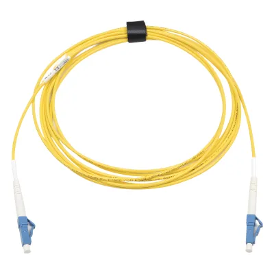 Jumper de Fibra Óptica Monomodo (OS2), XGLO, Riser, LC/UPC-LC/UPC Simplex, ONFR, Color Amarillo, 3 Metros (9.84 Pies)