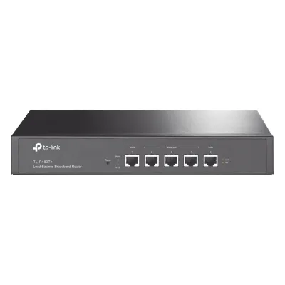 Router Balanceador de Carga Multi-Wan, 1 puerto LAN 10/100 Mbps, 1 puerto WAN 10/100 Mbps, 3 puertos Auto configurables LAN/WAN, Sesiones Concurrentes 30,000 para Negocios Pequeños y Medianos