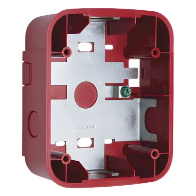 Caja de Montaje en Pared, para Sirena, Color Rojo, Nuevo Diseño Moderno y Elegante