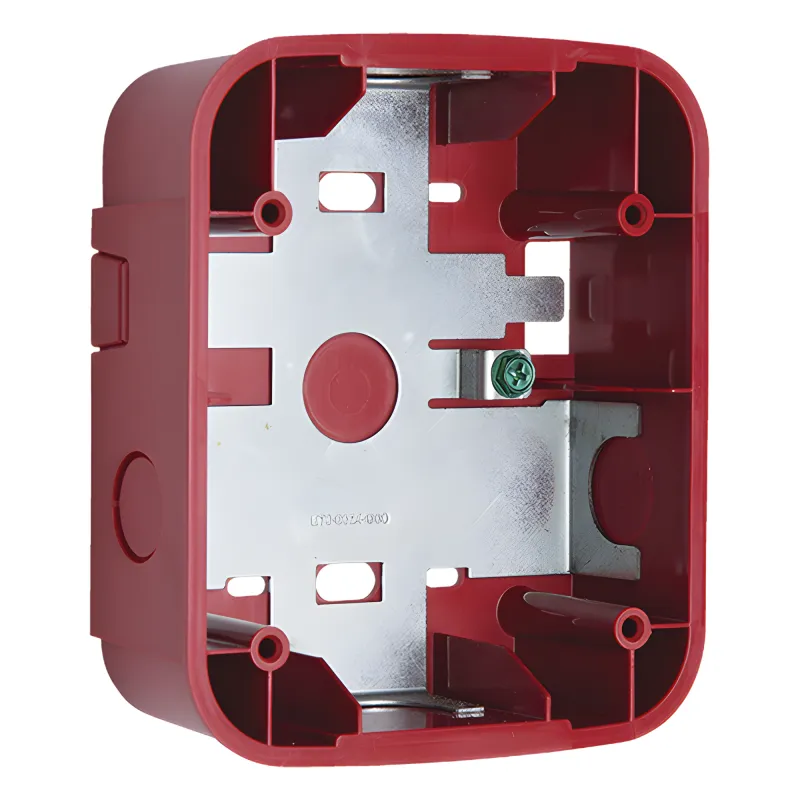 Caja de Montaje en Pared, para Sirena, Color Rojo, Nuevo Diseño Moderno y Elegante