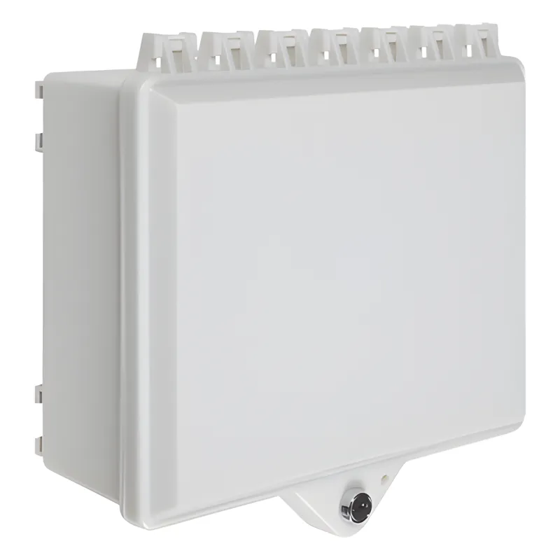 Gabinete de Policarbonato Blanco Súper Resistente, para Uso en Interior o Exterior, Cerradura con Llave