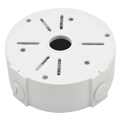 Caja de Conexiones Universal / Uso en Interior / Fabricada en Metal / Color Blanco / Uso en Bala - Domo - Turret / Conexión 3/4