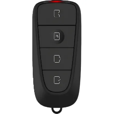 Control Remoto tipo Llavero con 4 Botones y Led Indicador