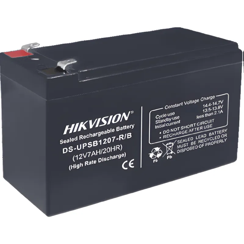 Bateria de Plomo Ácido / 12 VCD / 7 Amp / Ideal para UPS, EPS y Uso General / Certificación CE / Paquete de 5 Piezas