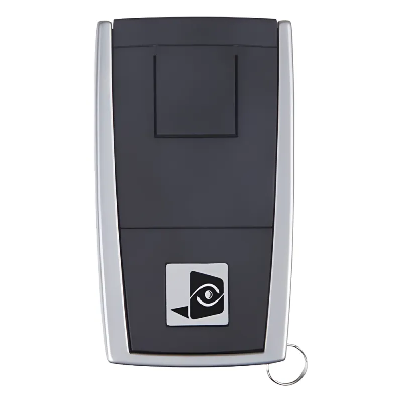 Control remoto de 4 botones para armar, desarmar y activar pánico en sistemas Videofied