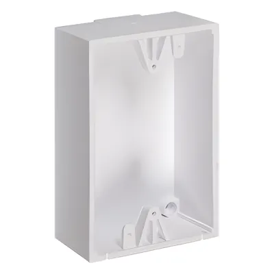 Caja trasera de montaje color blanco para Estaciones de Parada STOPPER