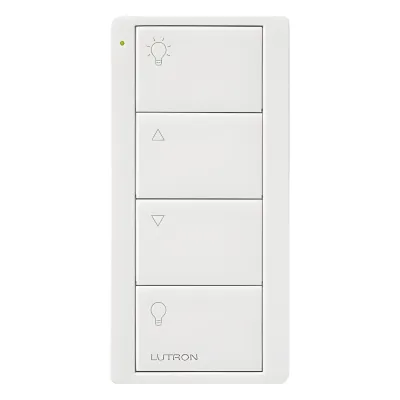 Control remoto inalámbrico Pico de 4 botones para control de zona de iluminación, compatible con Caseta Wireless, RA2 Select, RadioRA 3 y más sistemas Lutron