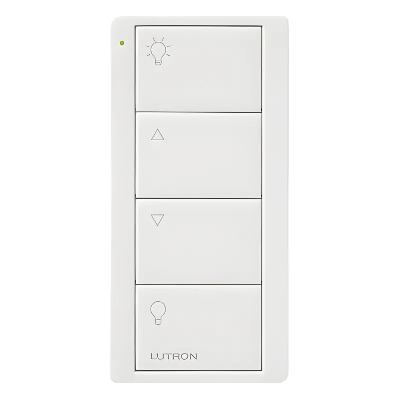 Control remoto inalámbrico Pico de 4 botones para control de zona de iluminación, compatible con Caseta Wireless, RA2 Select, RadioRA 3 y más sistemas Lutron