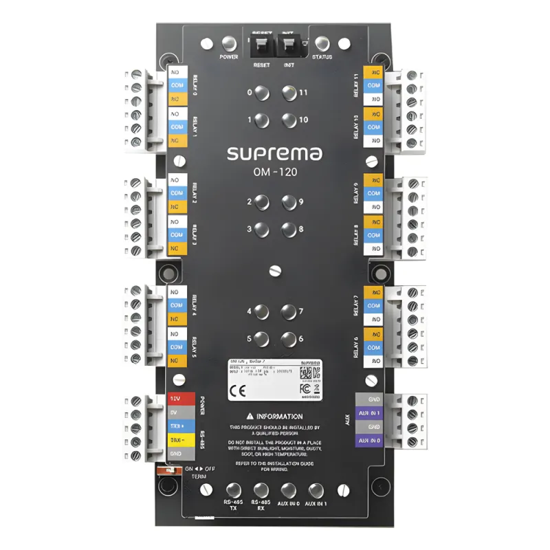 Módulo de Control / 12 Relevadores de Salida con Función para Control de Elevadores