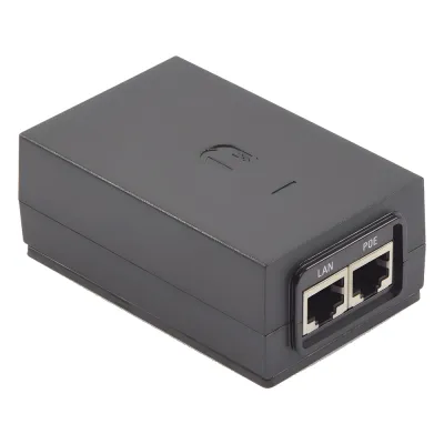 Adaptador PoE Ubiquiti de 24 VDC, 1.0 A Puerto Fast Ethernet