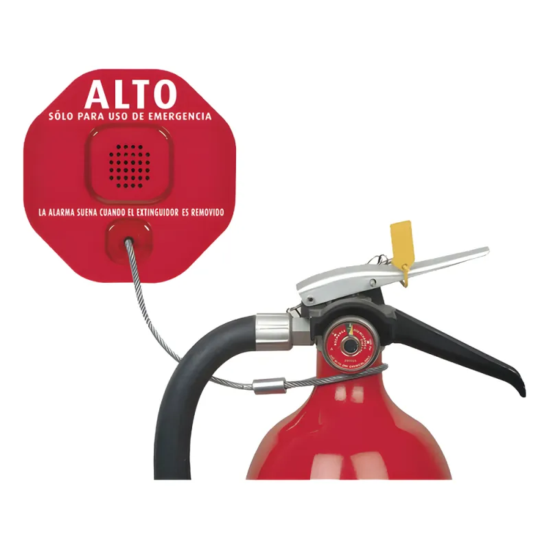 Alarma Theft Stopper® Para Prevenir Robo y Mal Uso De Extintores De Incendio
