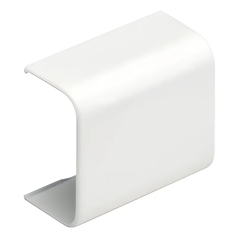 Unión recta, para uso con canaleta LD3, material ABS, Color Blanco Mate