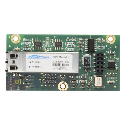 Interfaz opcional para conexión en red por fibra óptica monomodo