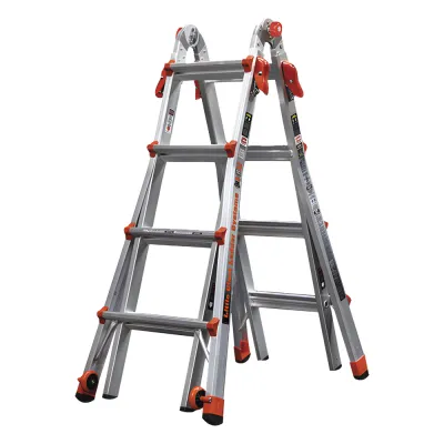 Escalera Multi-Posiciones de 5.18 m (17') para Superficies Inclinadas (SKU 15417-001).