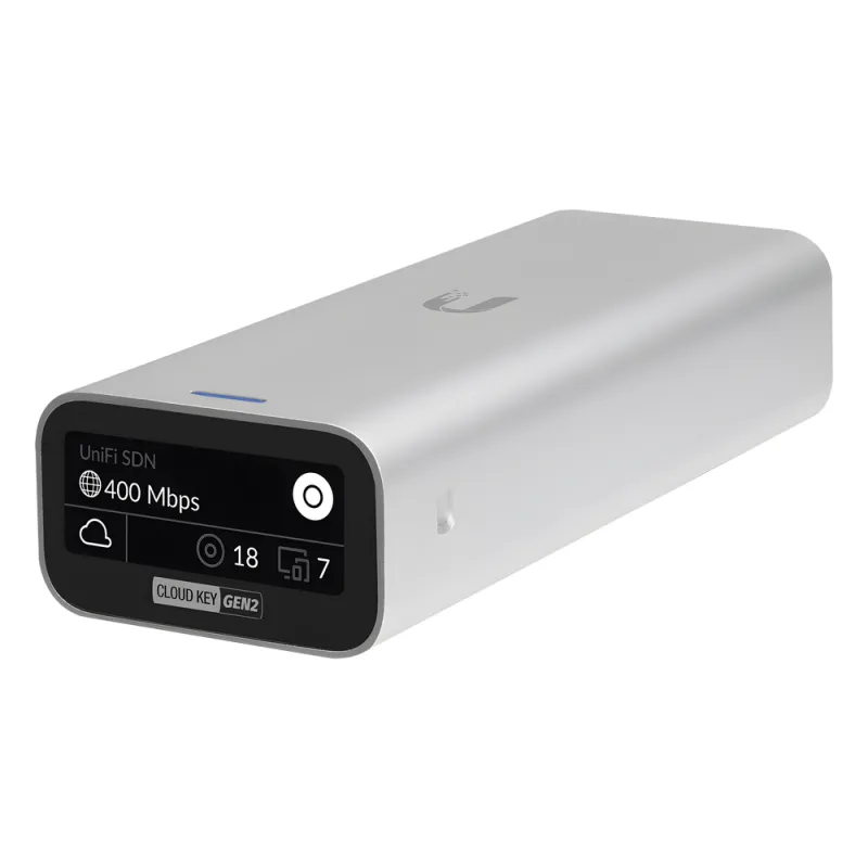 UniFi Cloud Key Gen2 para gestionar dispositivos UniFi, portal cautivo, alertas, configura vía remota, etc.