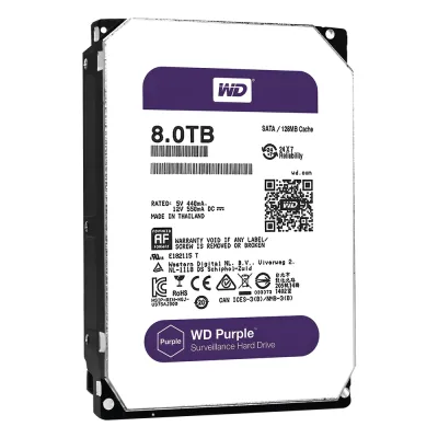 Disco duro WD de 8TB / 5400RPM / Optimizado para Videovigilancia