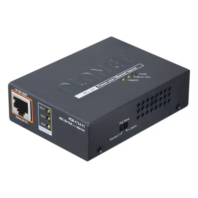 Inyector PoE 802.3af/at/bt , Hasta 95 Watts, Puerto Gigabit con Fuente Externa