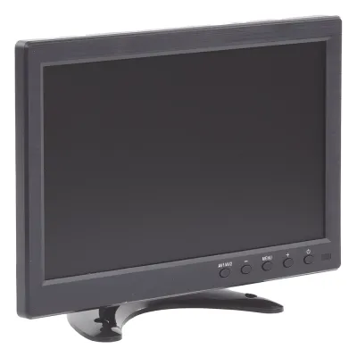 Monitor 10.1" TFT-LCD ideal para colocar en vehículos o DVR/NVR. Entradas de video HDMI, VGA y RCA (CVBS)