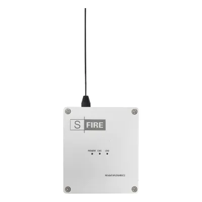 Receptor inalámbrico / 2500 metros de cobertura / 2 salidas de relevador tipo C
