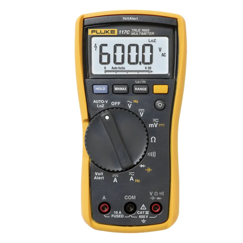 Multímetro Digital para Electricista, con Detector de Voltaje sin Contacto, Uso con Voltaje Máximo de 600 V, Pantalla LED Retroiluminada