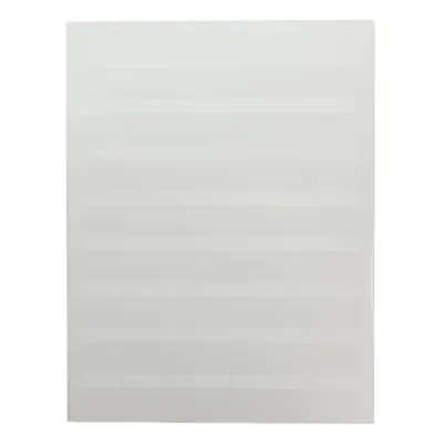 Hojas con 5000 Etiquetas Auto-Laminadas para Impresora Láser/Inyección de Tinta, para Cables de 3 a 7.1 mm de Diámetro (12 - 10 AWG), Color Blanco