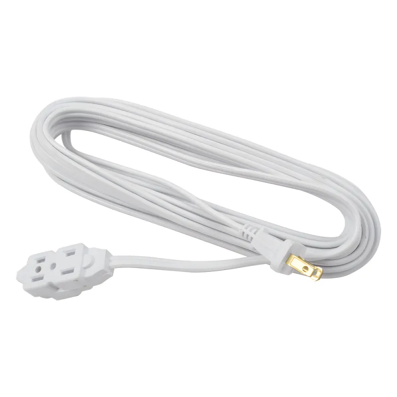 Extensión Eléctrica Doméstica de 6 metros / 127 V CA 8 A Máximo / Color Blanco.
