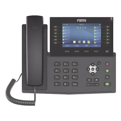Teléfono IP empresarial para 20 lineas SIP, Bluetooth integrado para diademas, PoE y hasta 60 botones DSS con doble puerto Gigabit, soporta recepción de video