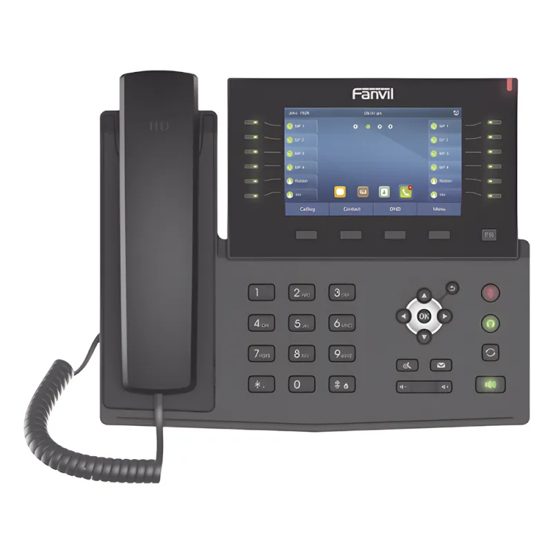 Teléfono IP empresarial para 20 lineas SIP, Bluetooth integrado para diademas, PoE y hasta 60 botones DSS con doble puerto Gigabit, soporta recepción de video