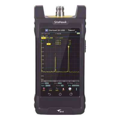 Analizador de Sitio Portátil SITEHAWK para Antenas y Falla en Cable, 1 MHz a 6 GHz, N Hembra.