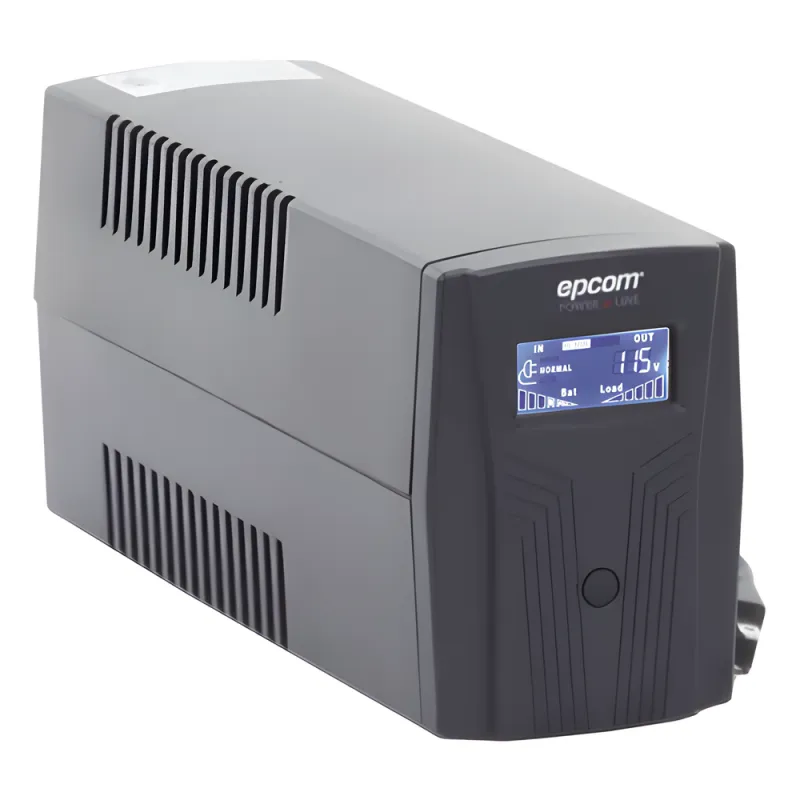 UPS de 600VA/360W / Protección contra Descarga, Sobretensión y Picos Transitorios / Entrada y Salida 120 Vca / Clavija NEMA 5-15P / 4 Tomas NEMA 5-15R