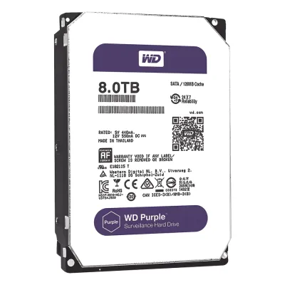 Disco duro WD de 8TB / 7200RPM / Optimizado para Videovigilancia