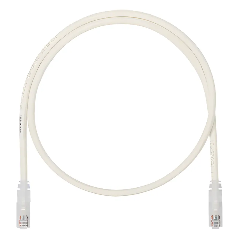 Cable de Parcheo UTP, Cat6A, 26 AWG, CM, Color Blanco Mate, 1.52 Metros (5 Pies)