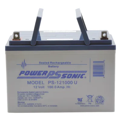 Batería 12V, 100AH, Para Respaldo, Tecnologías AGM/VRLA, 10-12 Años Vida Útil, Terminales U, Reconocida UL