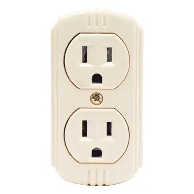Contacto Dúplex 127 Vca, 15 A Max. Para Sobreponer (Sin perforar la superficie).